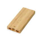 Внешний беспроводной аккумулятор из бамбука "Bamboo Air", 10000 mAh