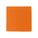 ПАТЧ КВАДРАТ soft-touch (оранжевый ) 5,5 х 5,5 см