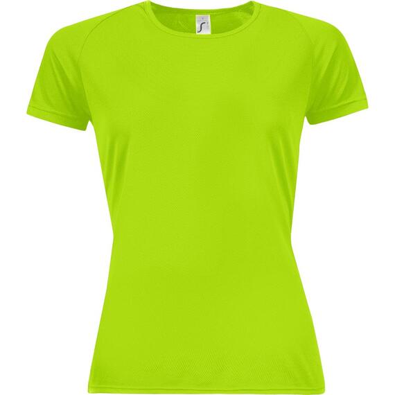 Футболка женская Sporty Women 140 зеленый неон, размер L