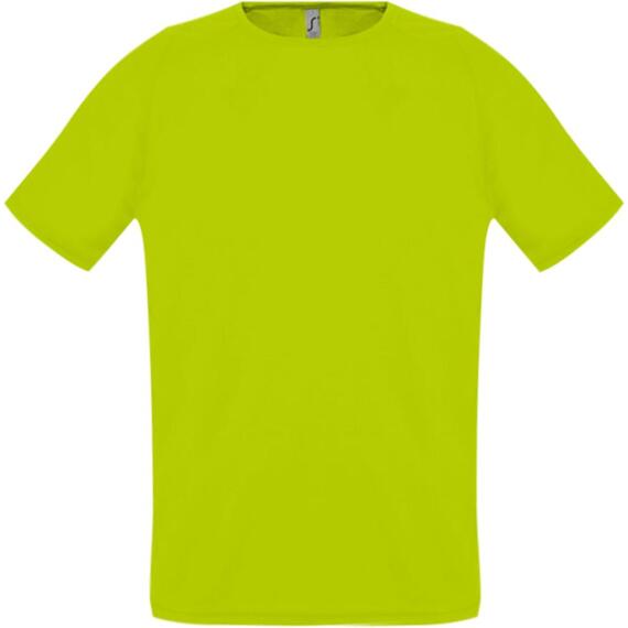 Футболка унисекс Sporty 140 зеленый неон, размер XS