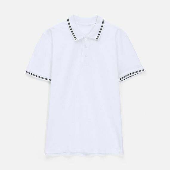 Рубашка поло Virma Stripes, белая, размер XXL