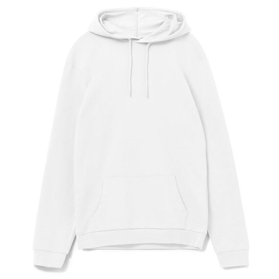 Толстовка с капюшоном унисекс Hoodie, белая, размер S